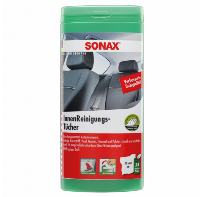 Sonax 412.200 Interior Cleaning Wipes 25pcs